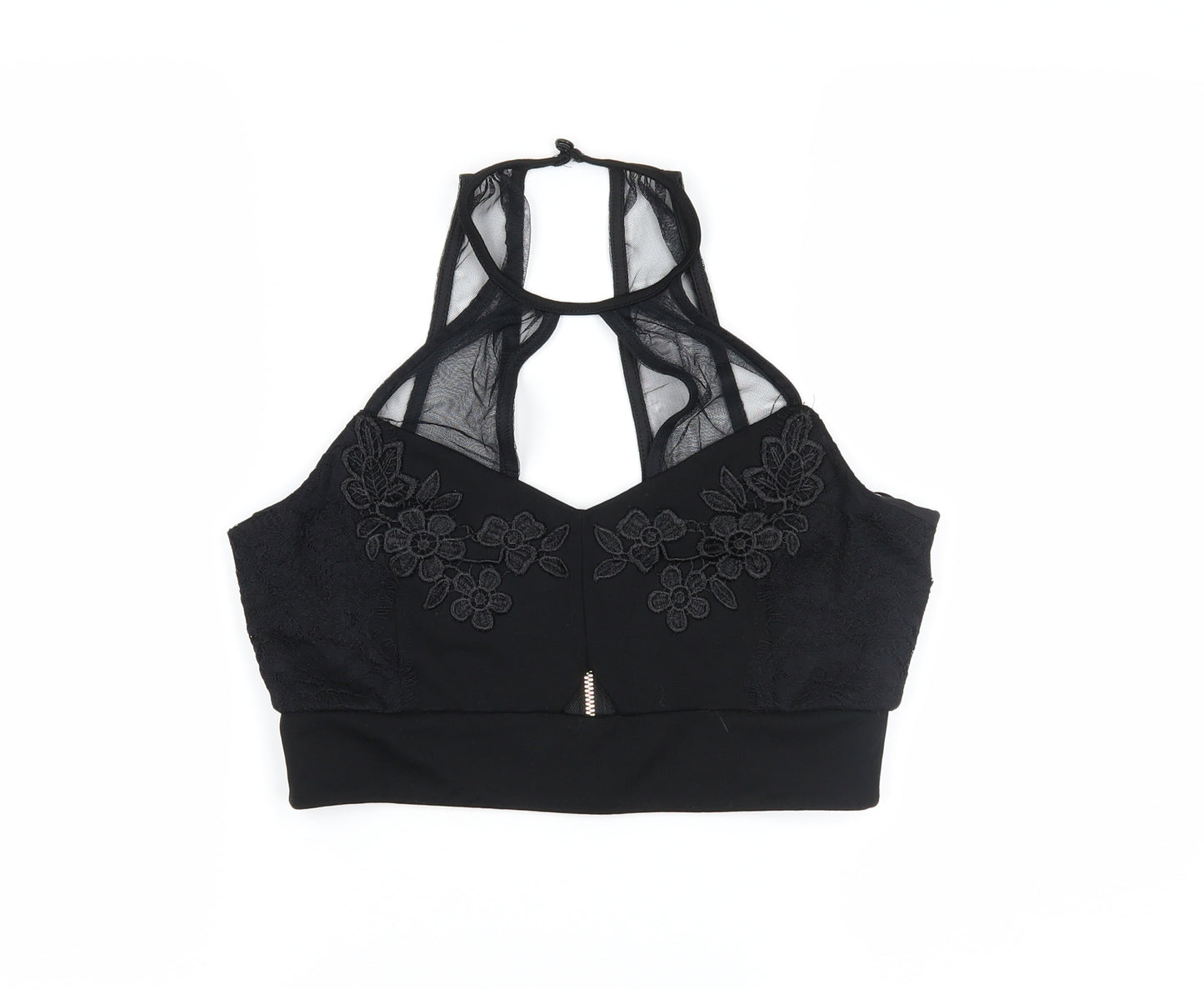 River Island Womens Black   Cropped Tank Size 10