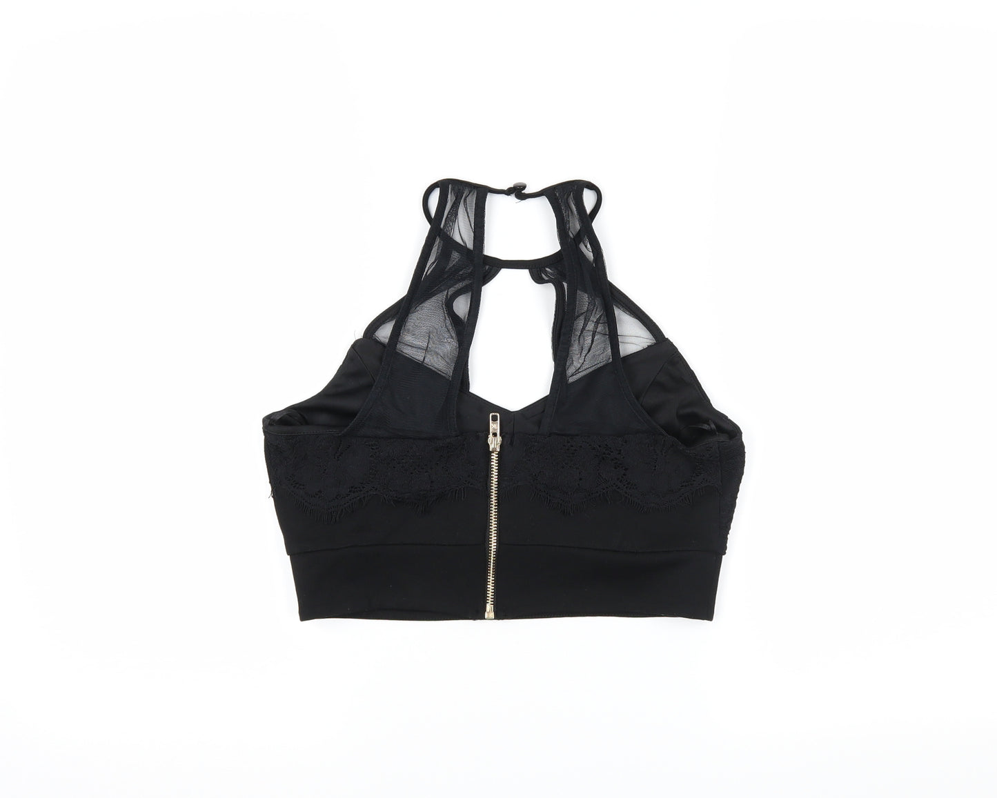 River Island Womens Black   Cropped Tank Size 10