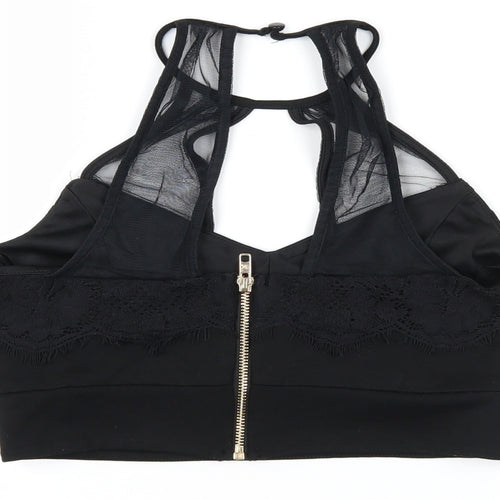 River Island Womens Black   Cropped Tank Size 10