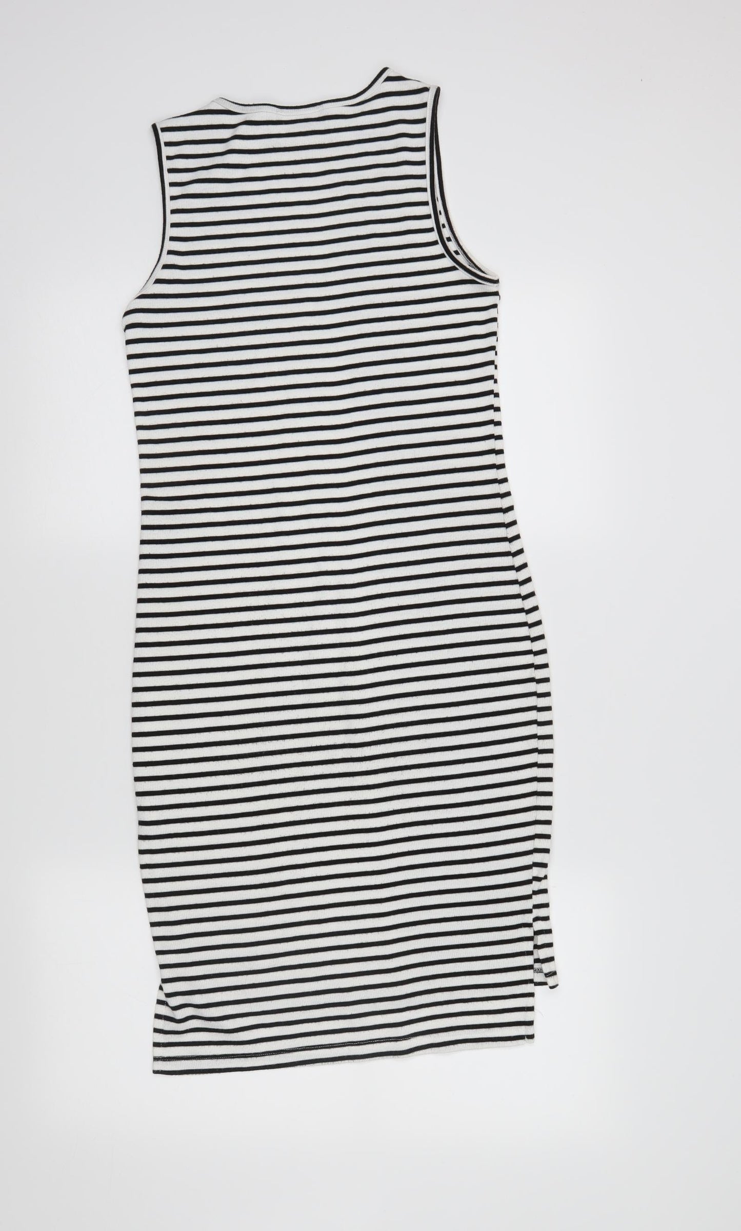 Atmosphere Womens White Striped  Tank Dress  Size 12