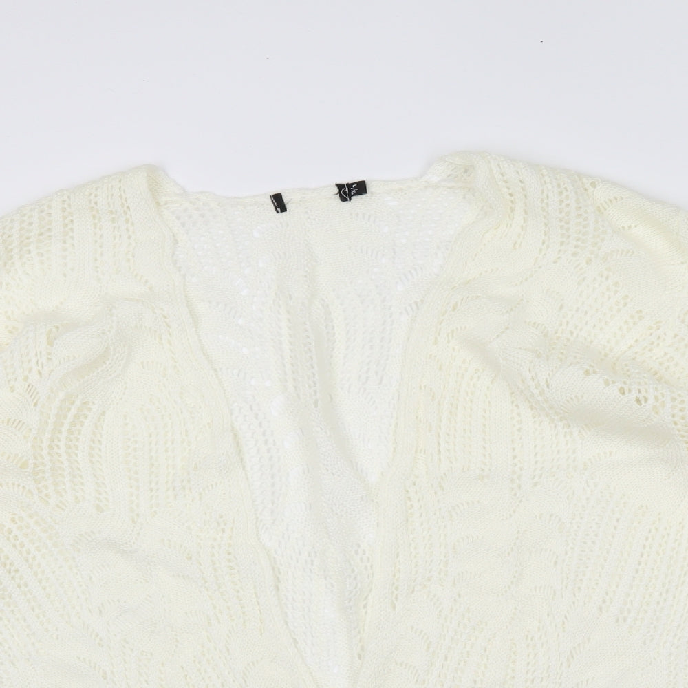 Preworn Womens Ivory   Wrap Jumper Size XL