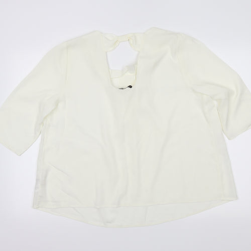 Atmosphere Womens Ivory   Basic Blouse Size 18