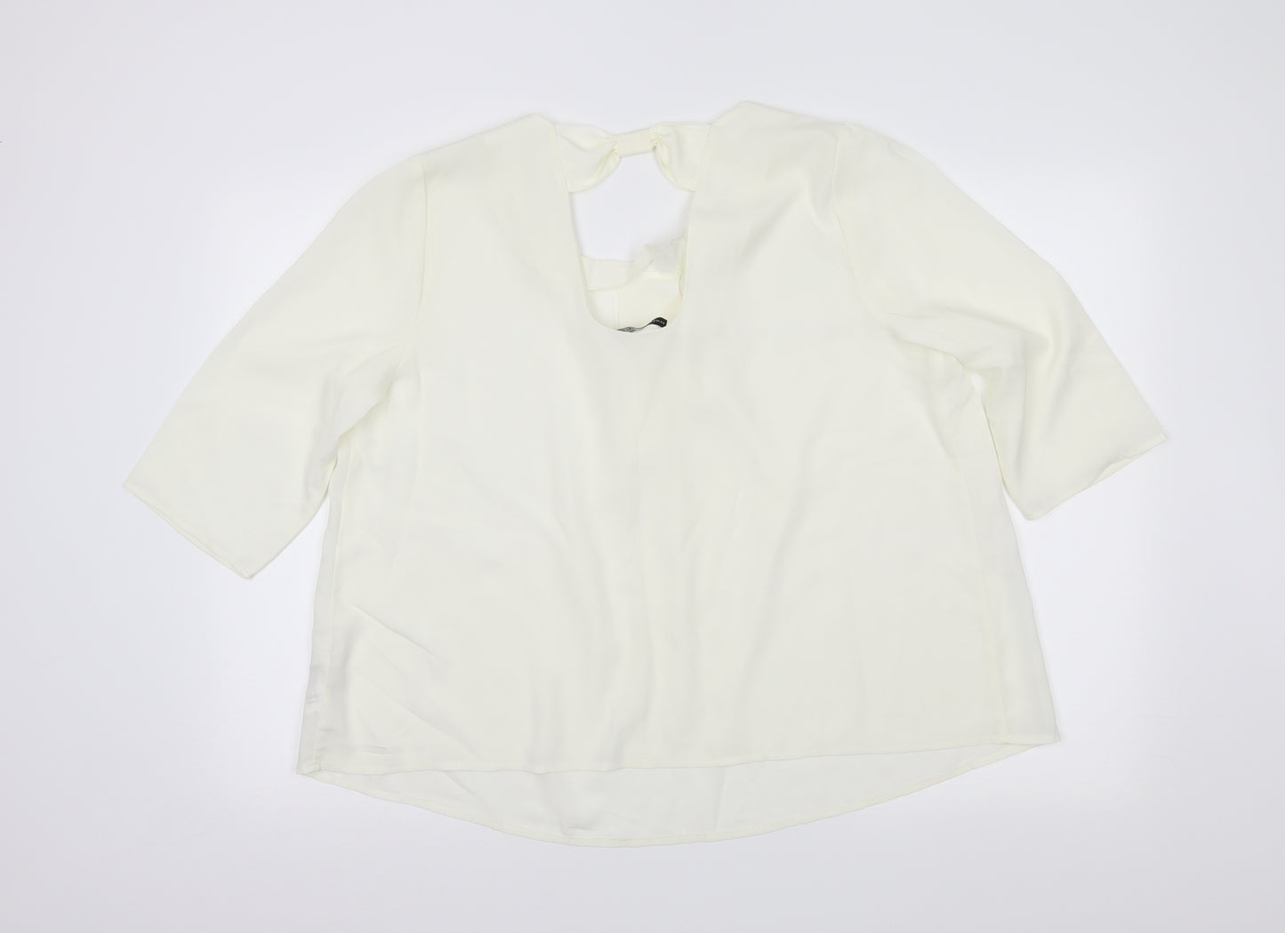 Atmosphere Womens Ivory   Basic Blouse Size 18