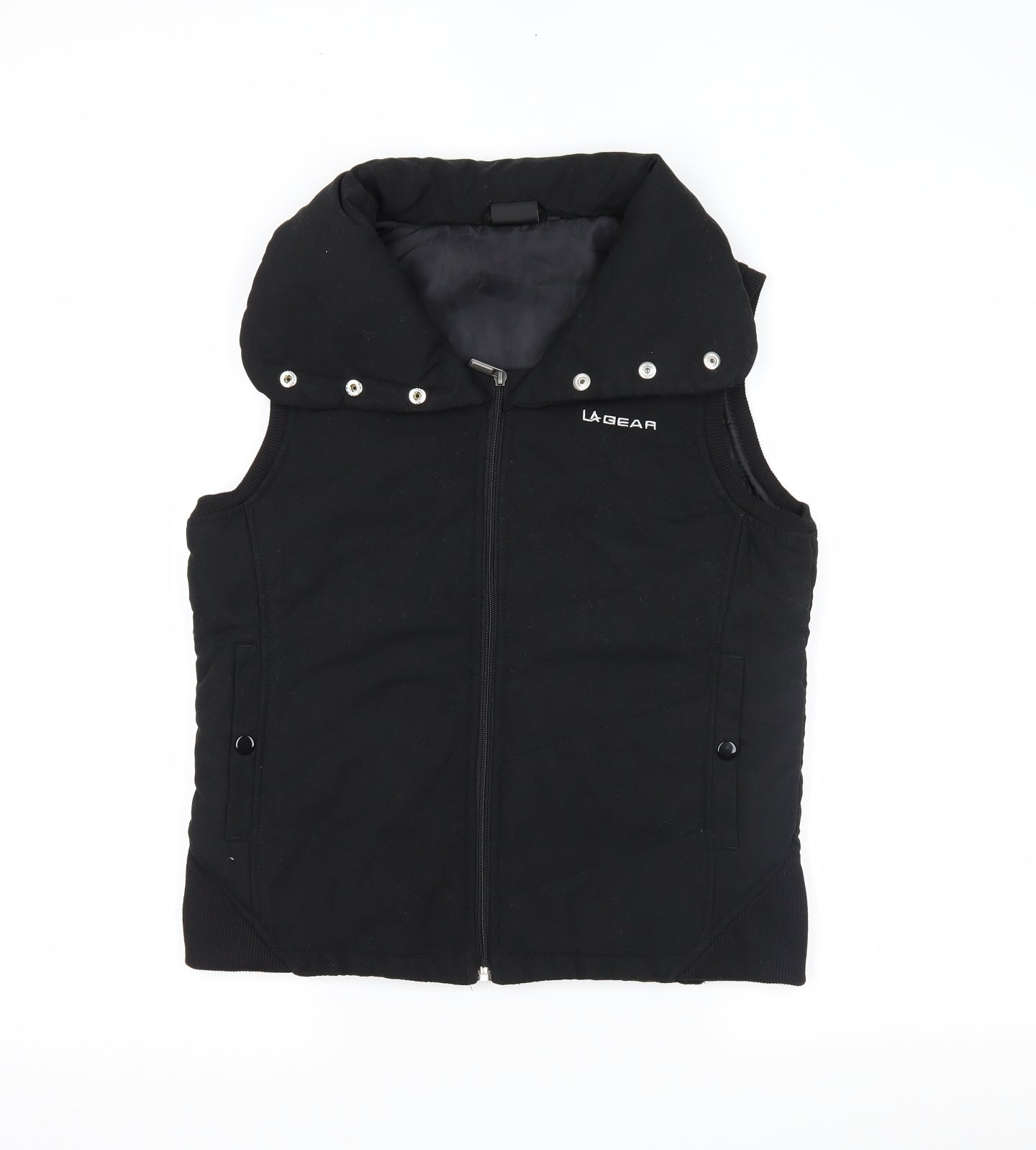 LA Gear Womens Black   Gilet Coat Size 12