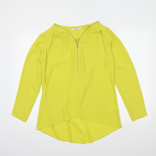 George Womens Yellow   Basic Blouse Size 8