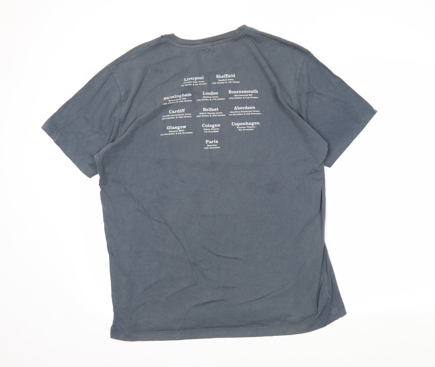 Continental Mens Grey    T-Shirt Size XL