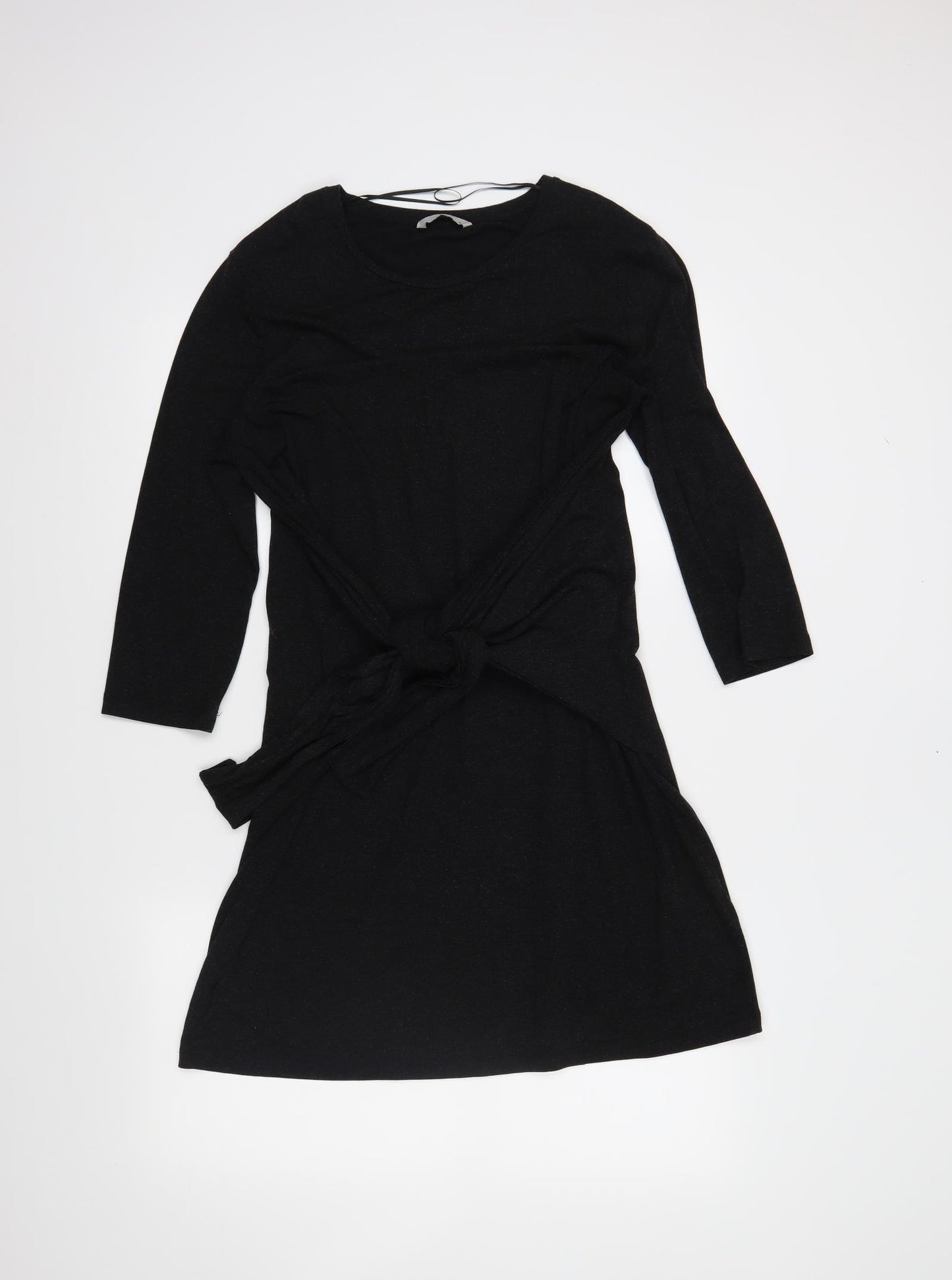 TU Womens Black   T-Shirt Dress  Size 16