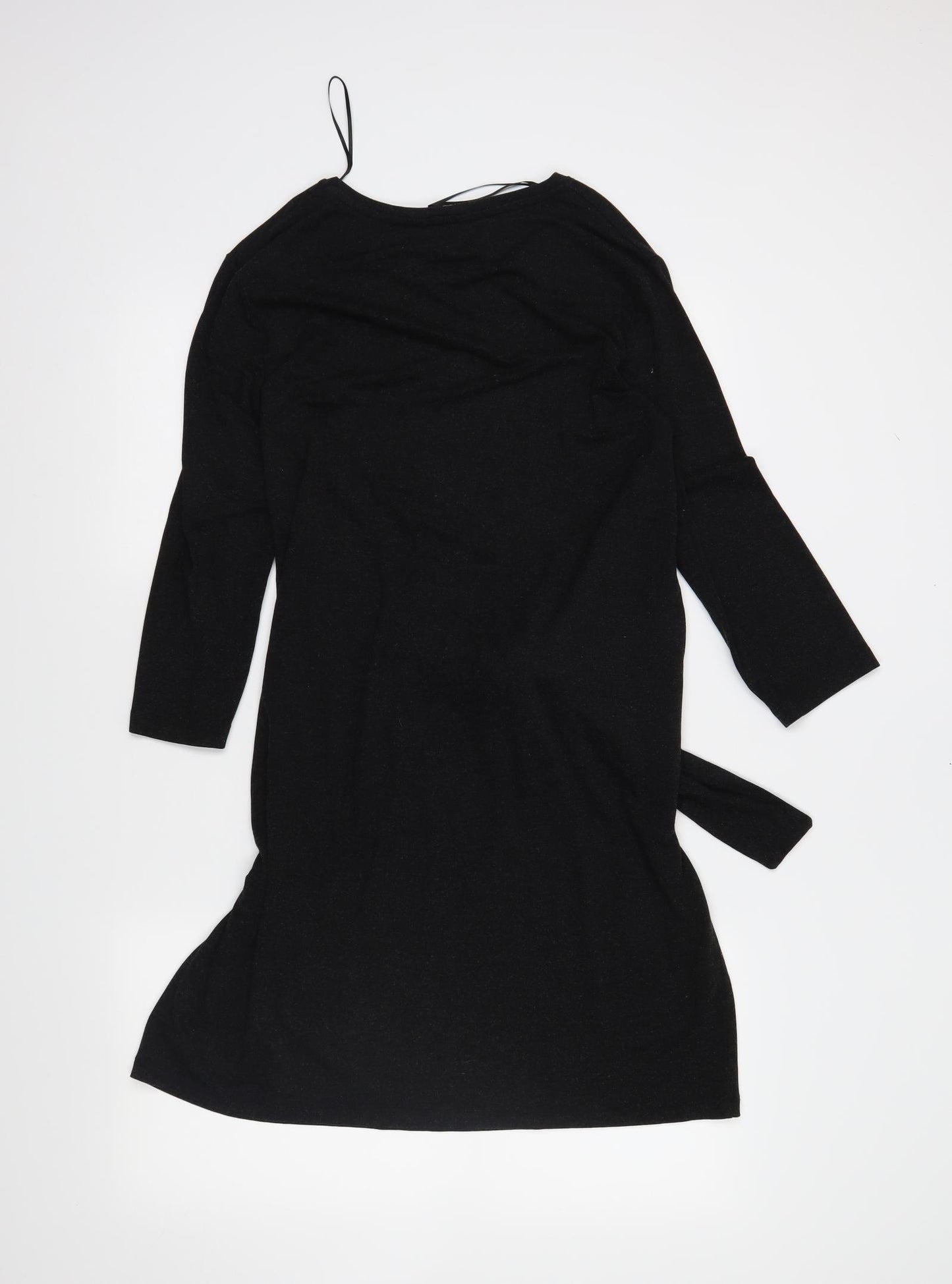 TU Womens Black   T-Shirt Dress  Size 16