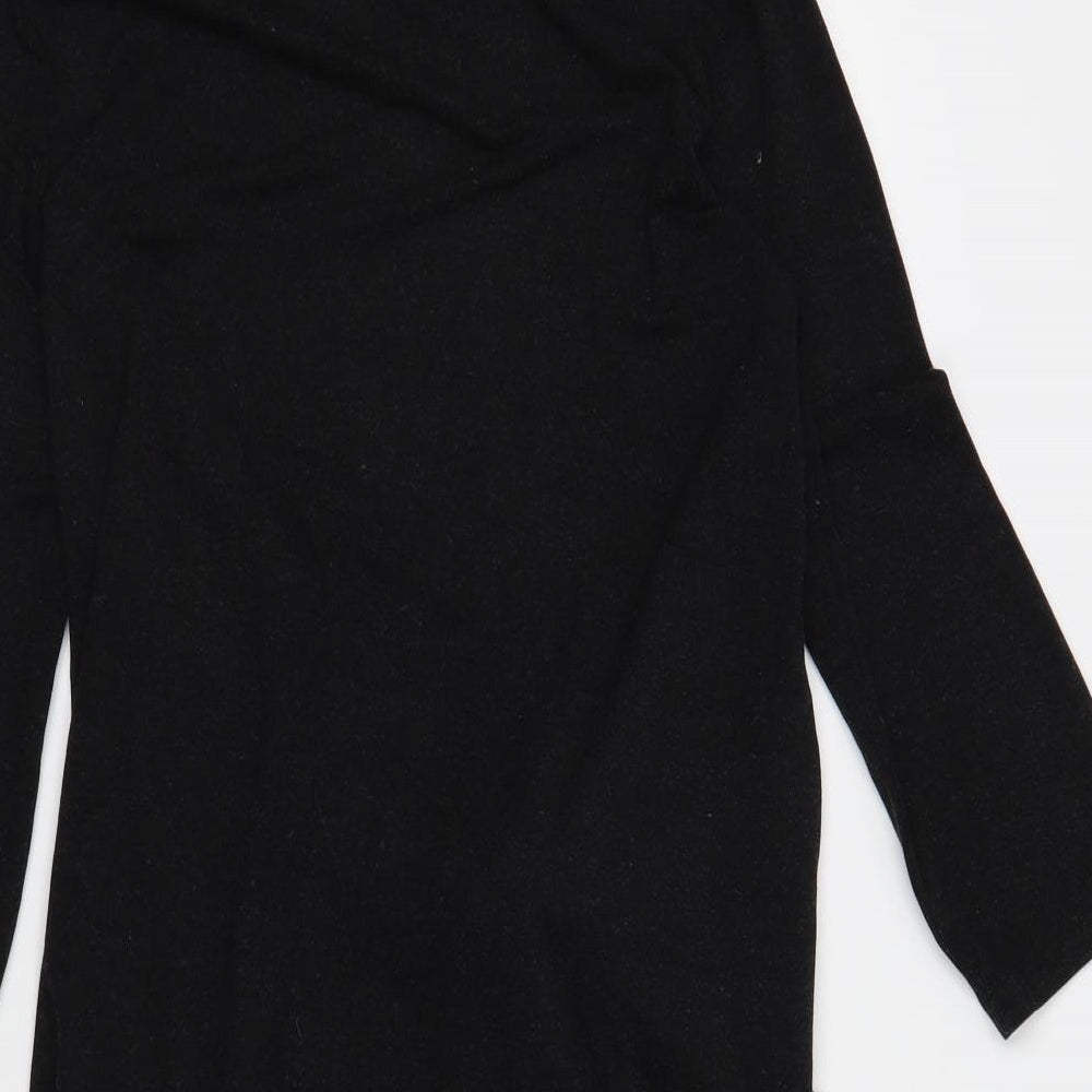 TU Womens Black   T-Shirt Dress  Size 16