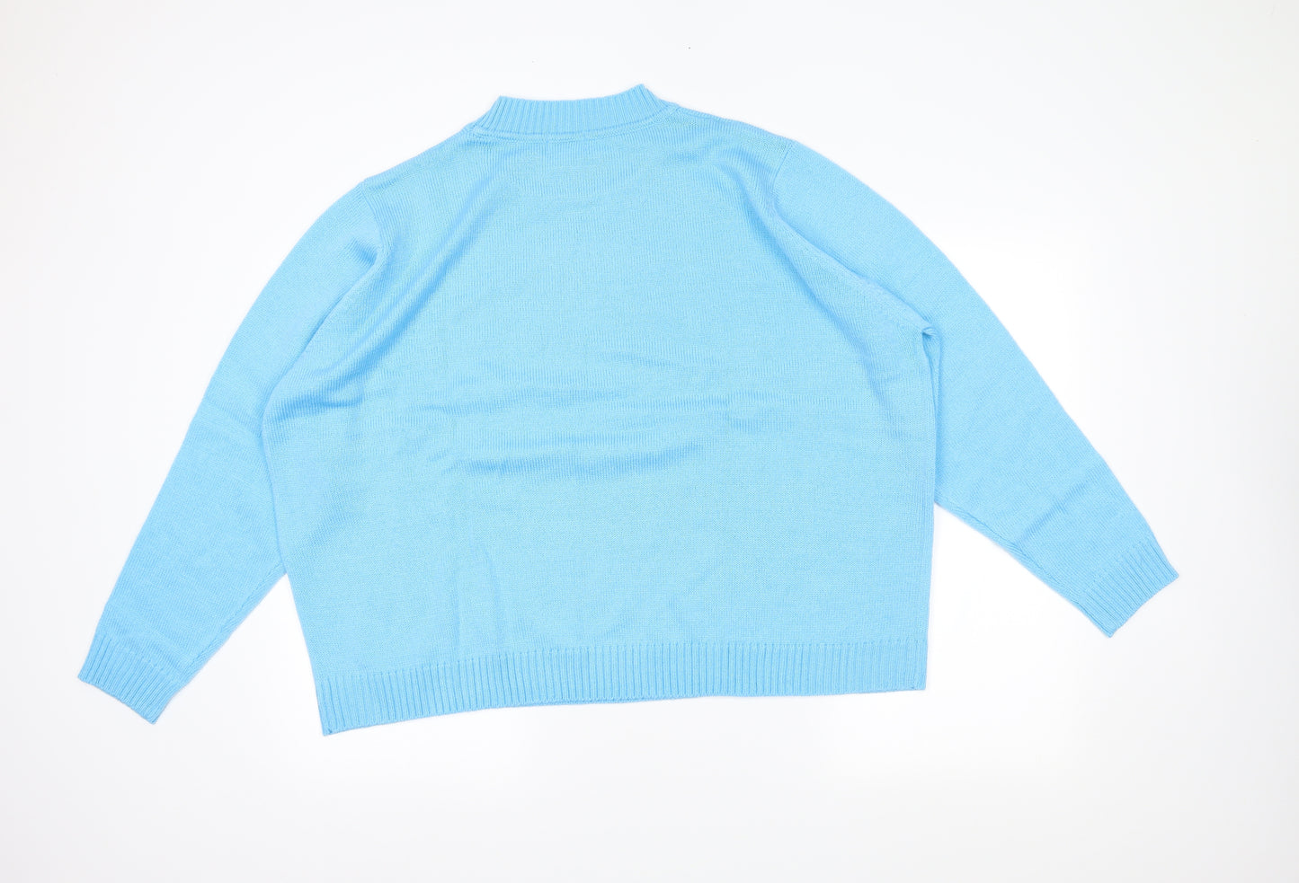 Inspiration Womens Blue   Pullover Jumper Size 3XL