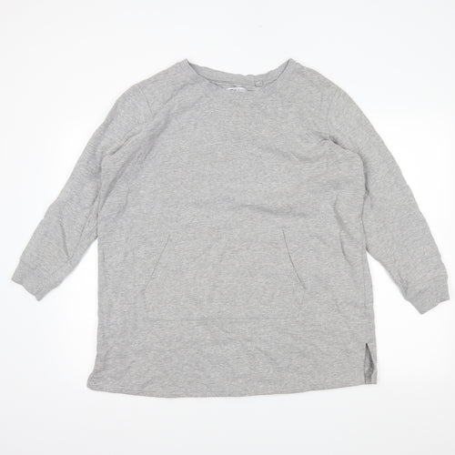 capsule Womens Grey   Pullover Sweatshirt Size 16