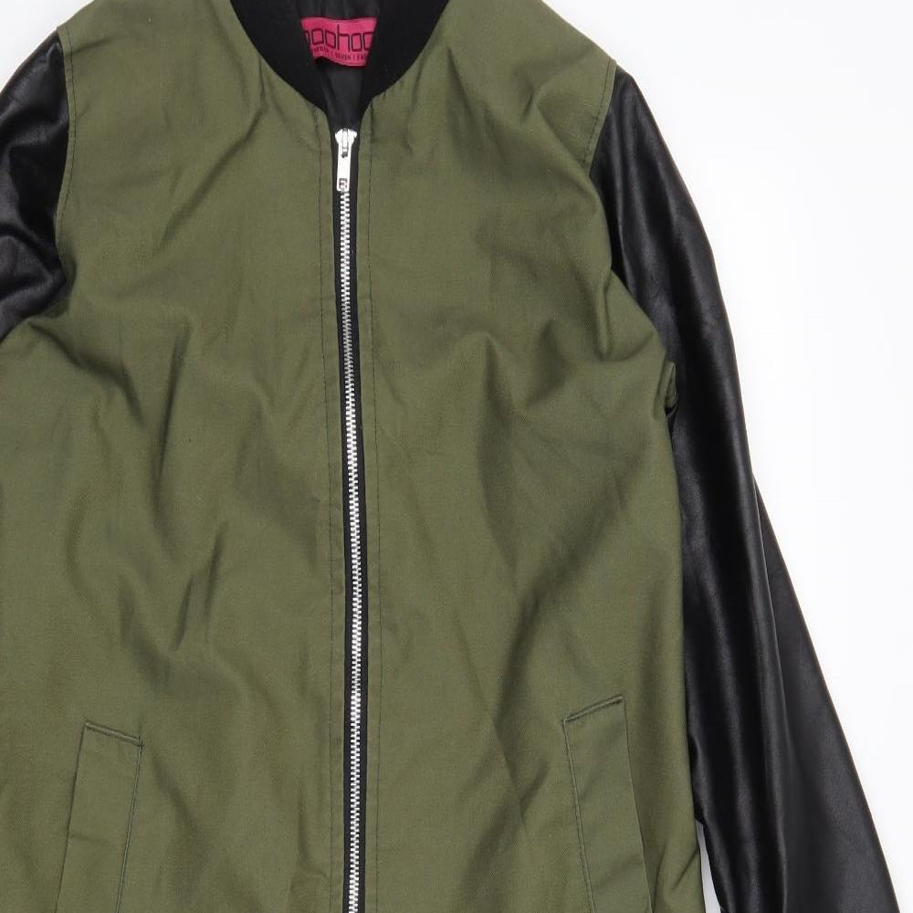 Boohoo Womens Green   Jacket Coat Size 10