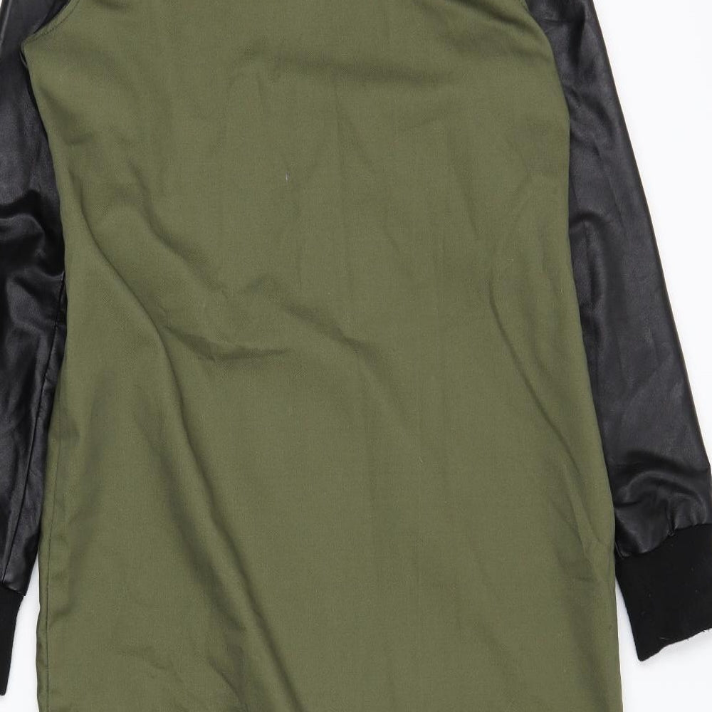 Boohoo Womens Green   Jacket Coat Size 10