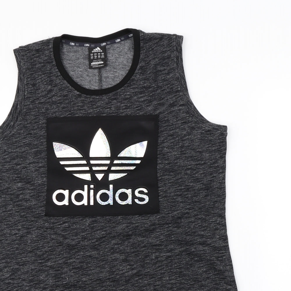 adidas Womens Black   Basic Tank Size 2XL