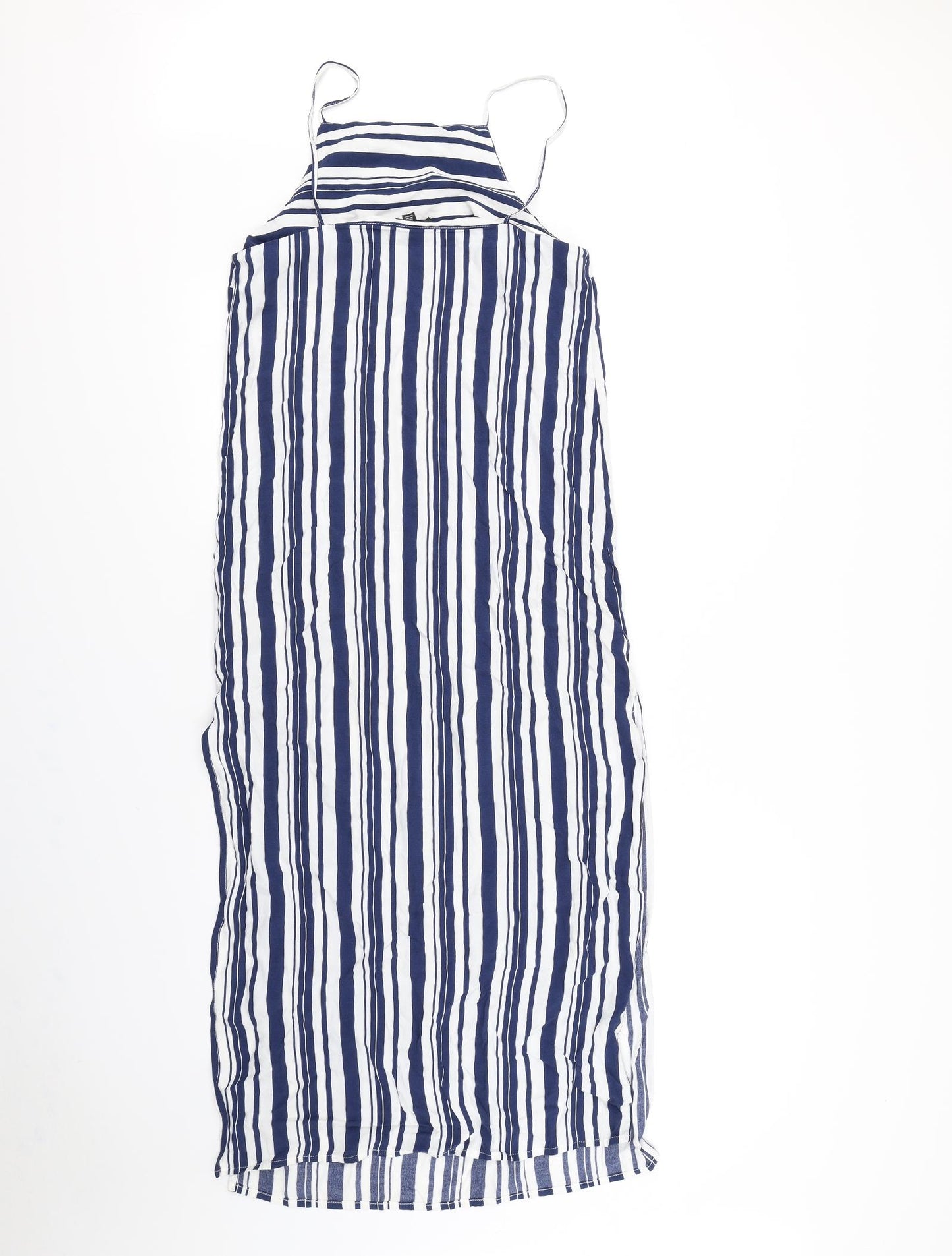 Topshop Womens Blue Striped  Maxi  Size 8