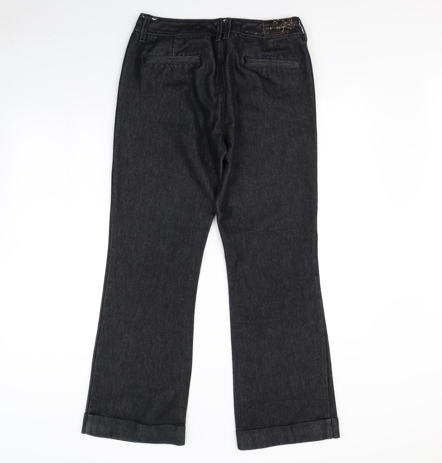 Calvin Klein Womens Black   Flared Jeans Size 10 L30 in
