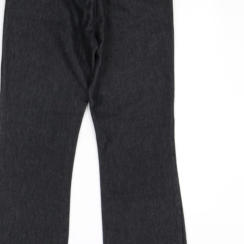 Calvin Klein Womens Black   Flared Jeans Size 10 L30 in