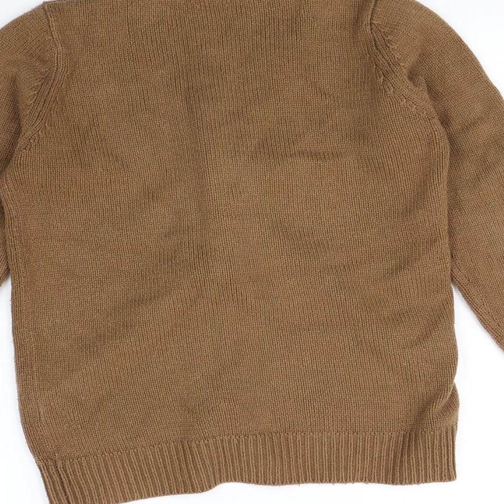 Zara Womens Brown   Cardigan Jumper Size S