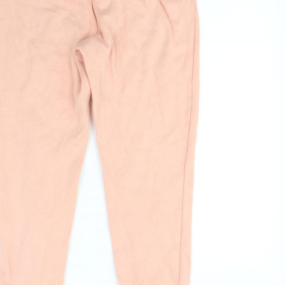 South Beach Womens Pink   Jogger Trousers Size 6 L25 in