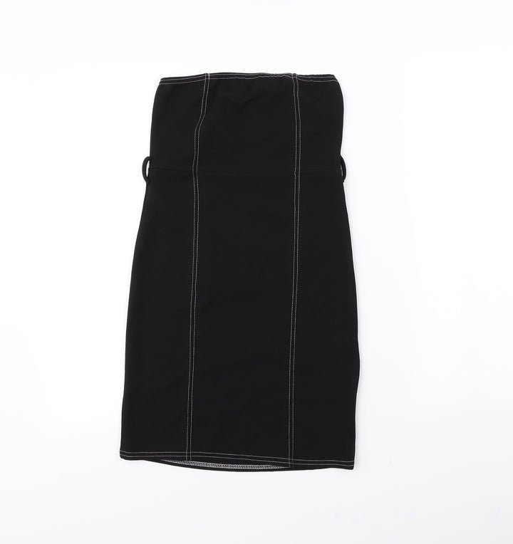 Boohoo Womens Black Mini Size 6