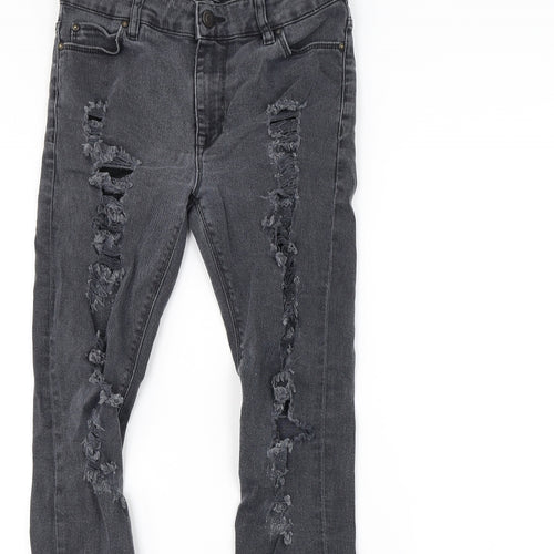 ASOS Womens Black   Straight Jeans Size 28 in L30 in