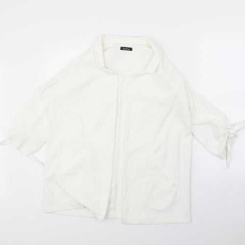 Boohoo Womens White   Jacket  Size 12