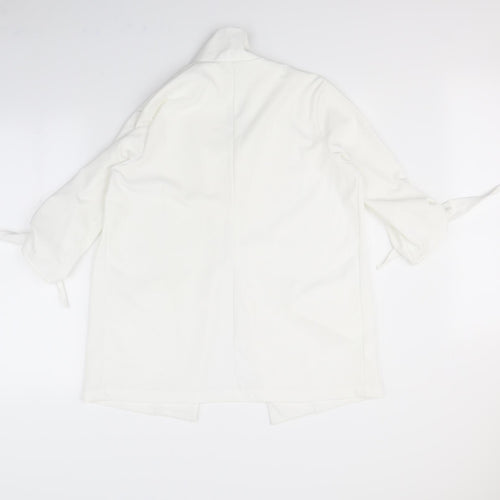 Boohoo Womens White   Jacket  Size 12