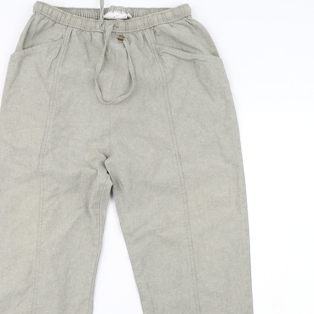 EWM Womens Green   Trousers  Size 14 L30 in