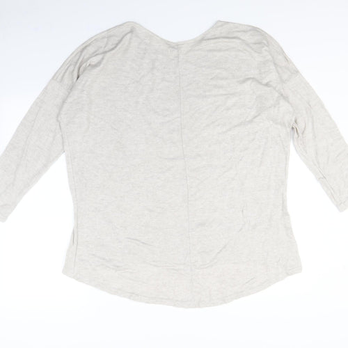 Viola Borghi Womens Ivory   Pullover Jumper Size 2XL
