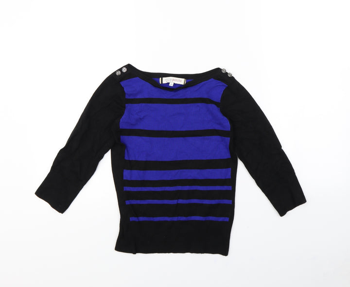 Principles Womens Black Pullover Jumper Size 6