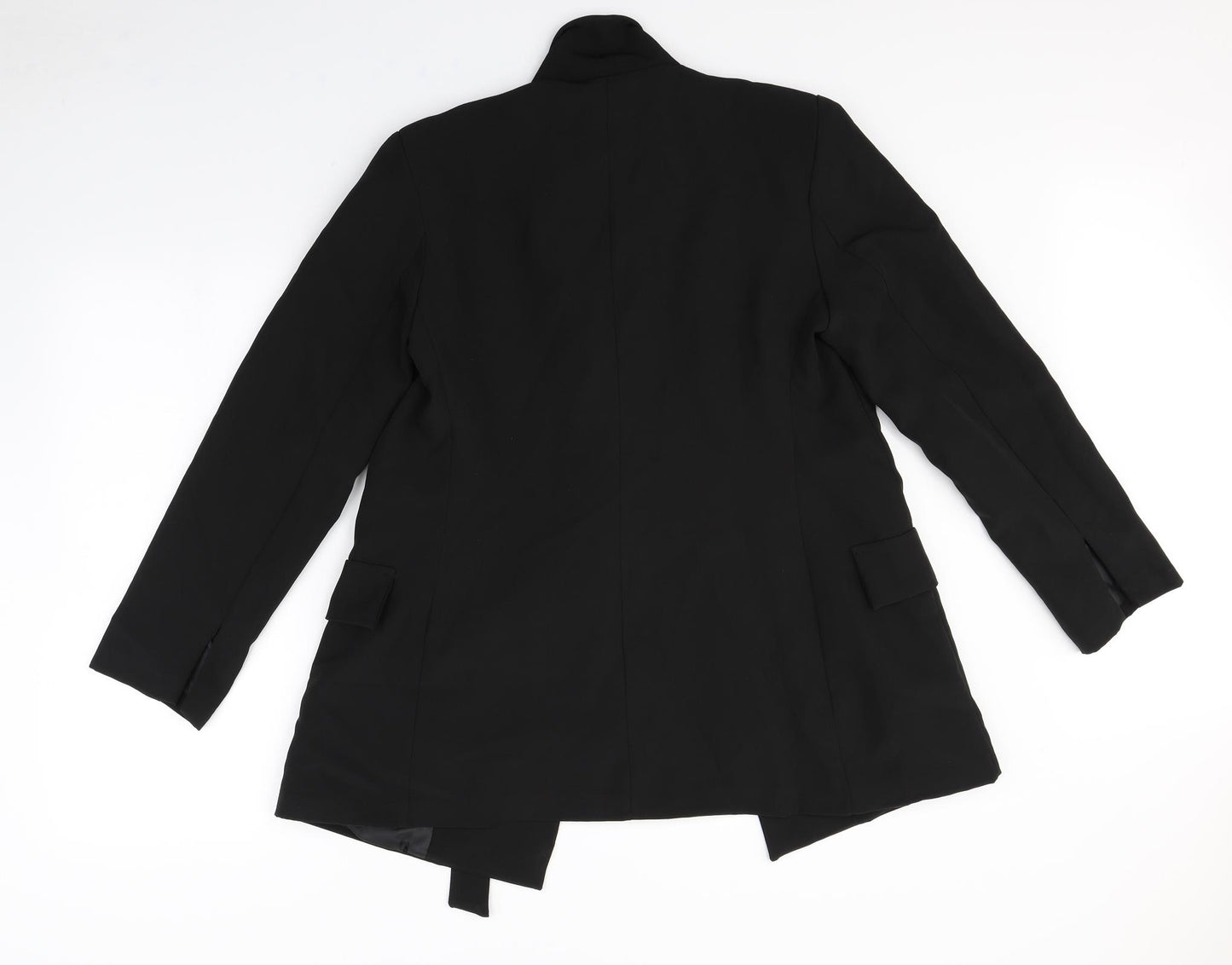 Boohoo Womens Black   Jacket  Size 14  - Shoulder Pads