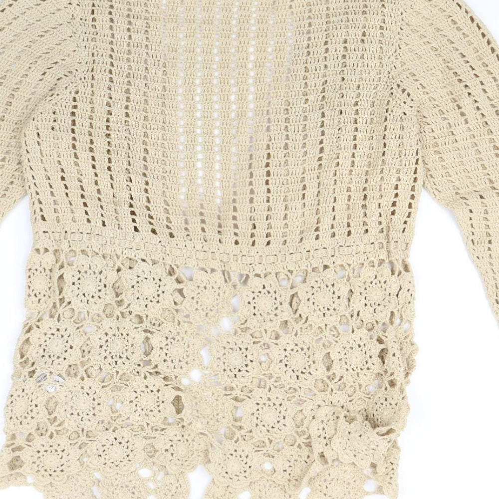 George Womens Beige   Cardigan Jumper Size 12
