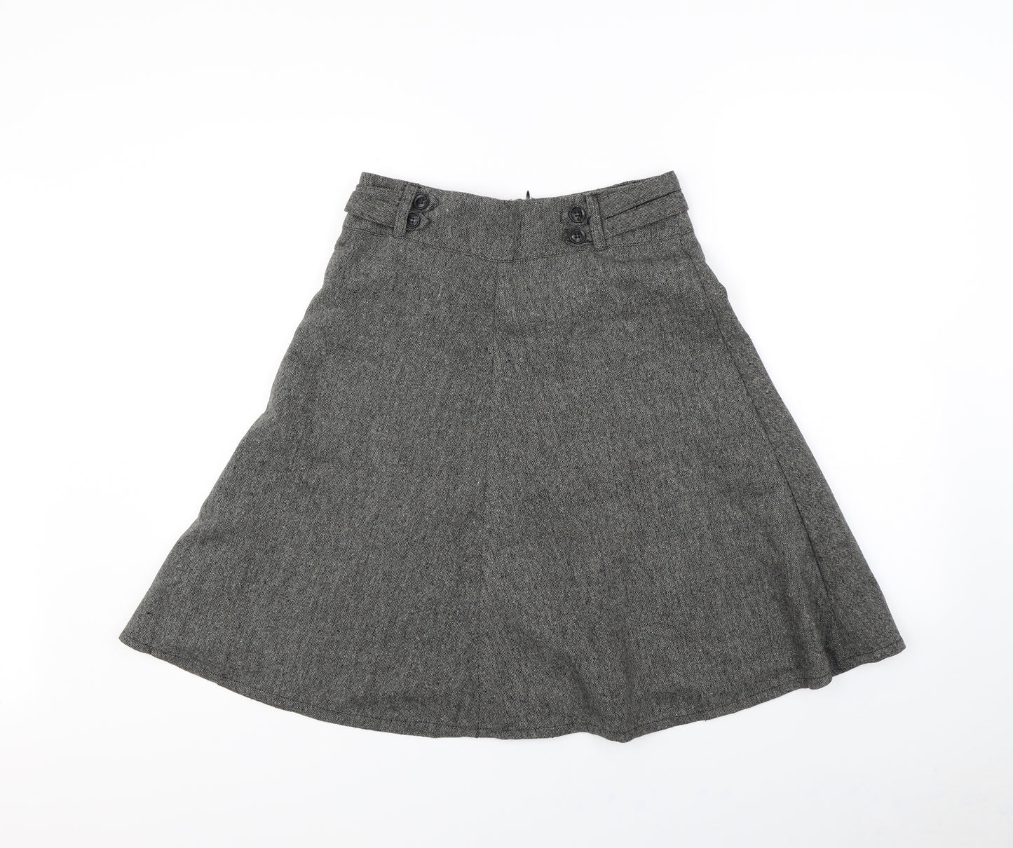 NEXT Womens Grey   Flare Skirt Size 10