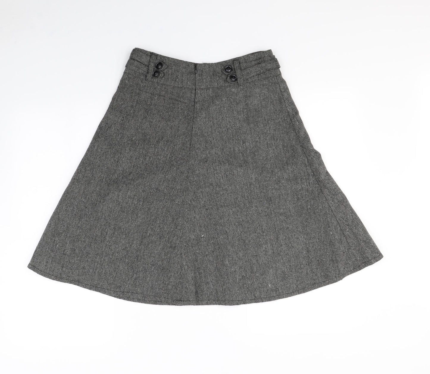 NEXT Womens Grey   Flare Skirt Size 10