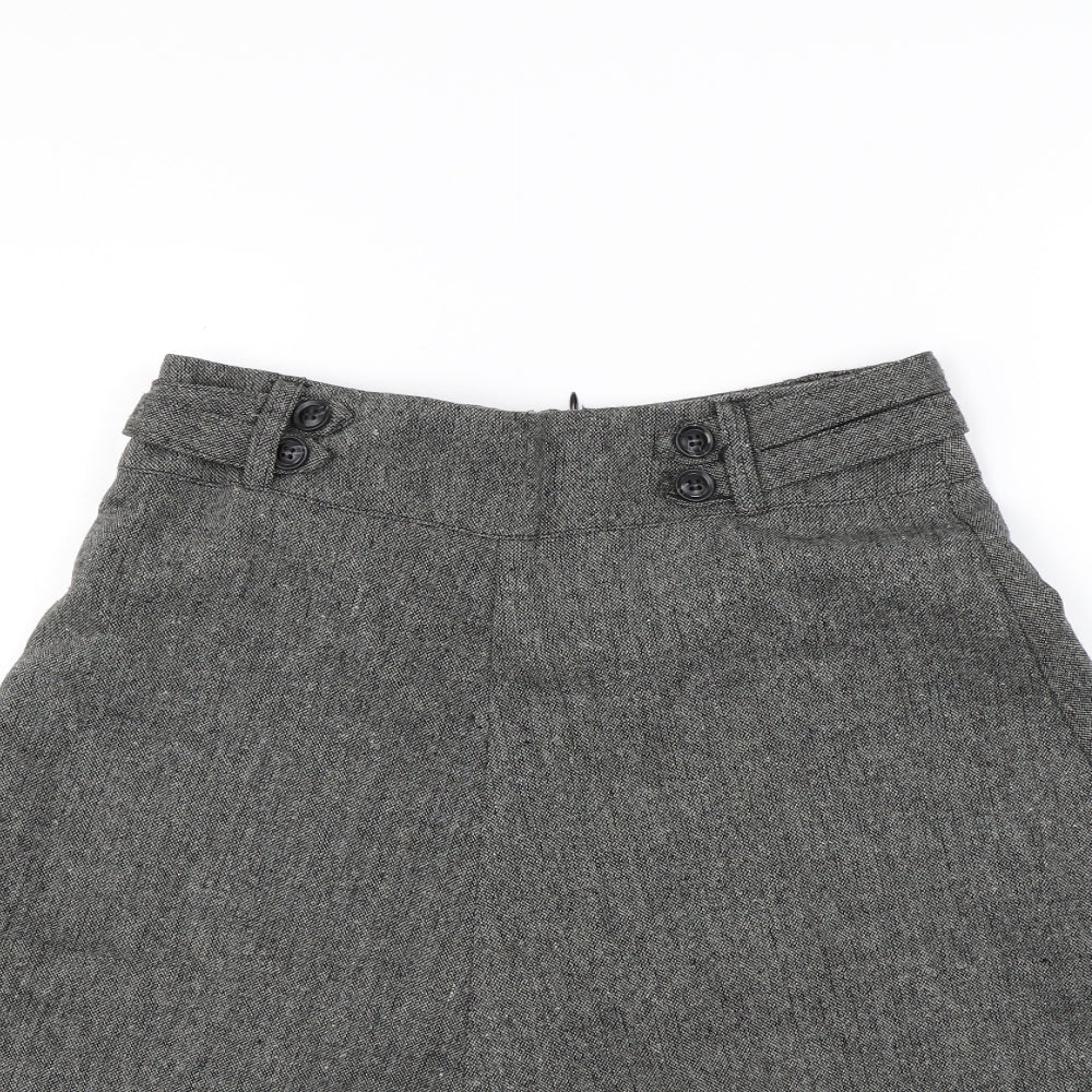NEXT Womens Grey   Flare Skirt Size 10