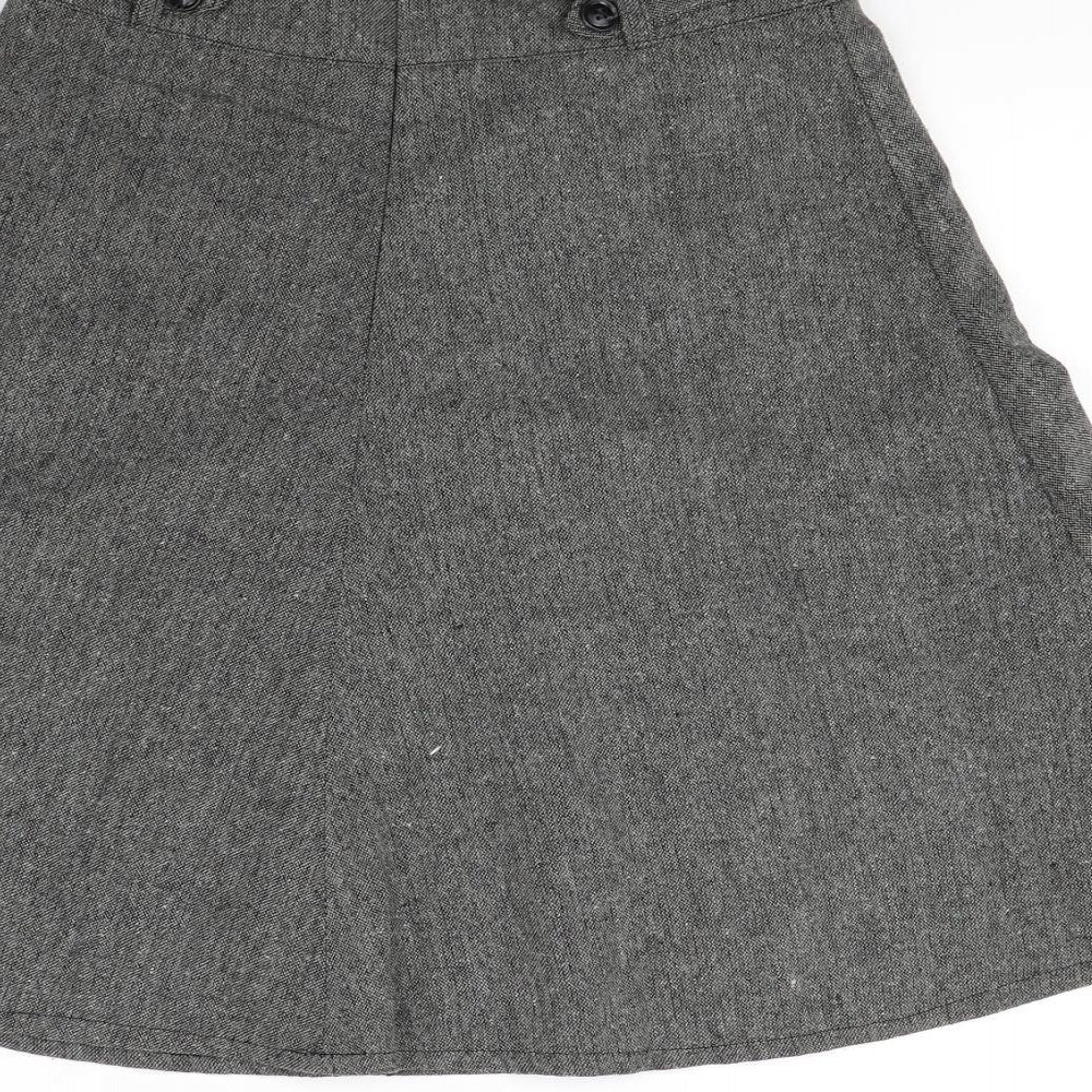 NEXT Womens Grey   Flare Skirt Size 10