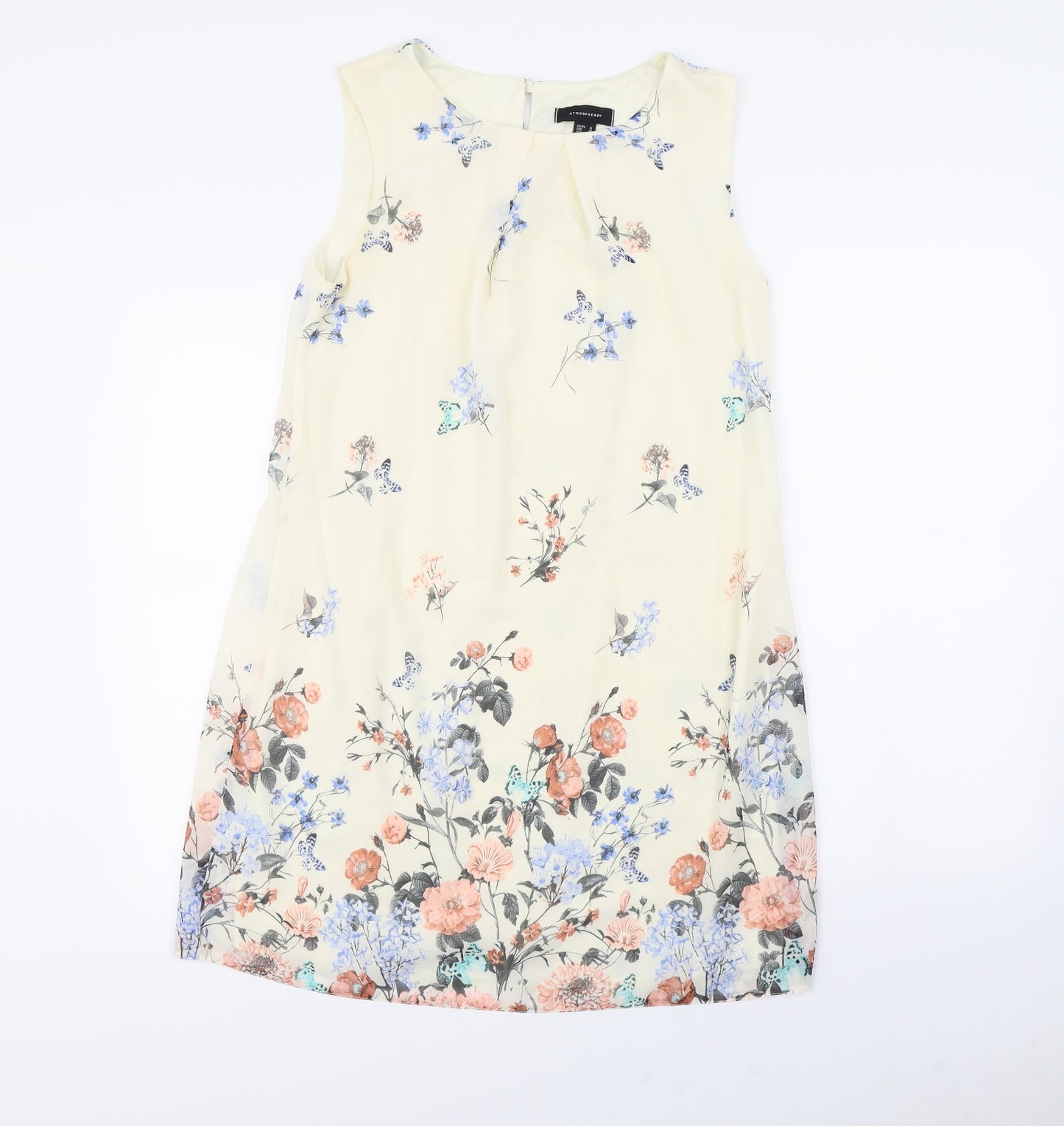 Atmosphere Womens Ivory Floral  Sheath  Size 12