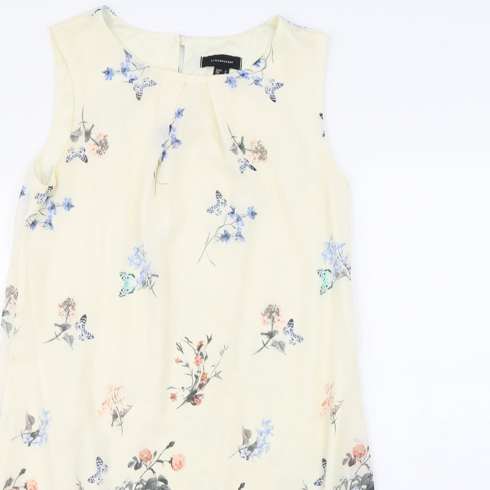 Atmosphere Womens Ivory Floral  Sheath  Size 12