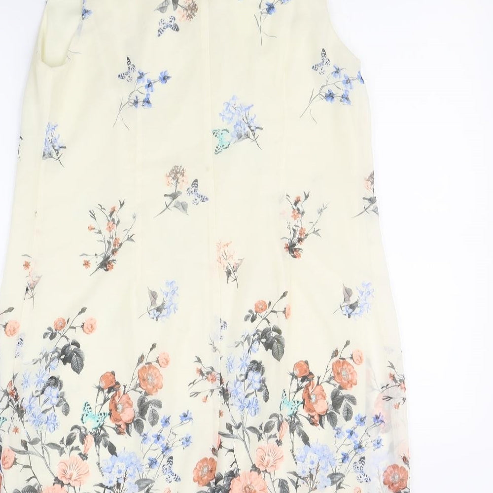 Atmosphere Womens Ivory Floral  Sheath  Size 12