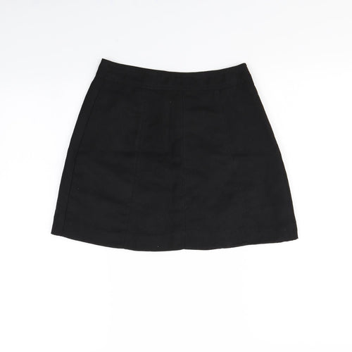 H&M Womens Black   Mini Skirt Size 6