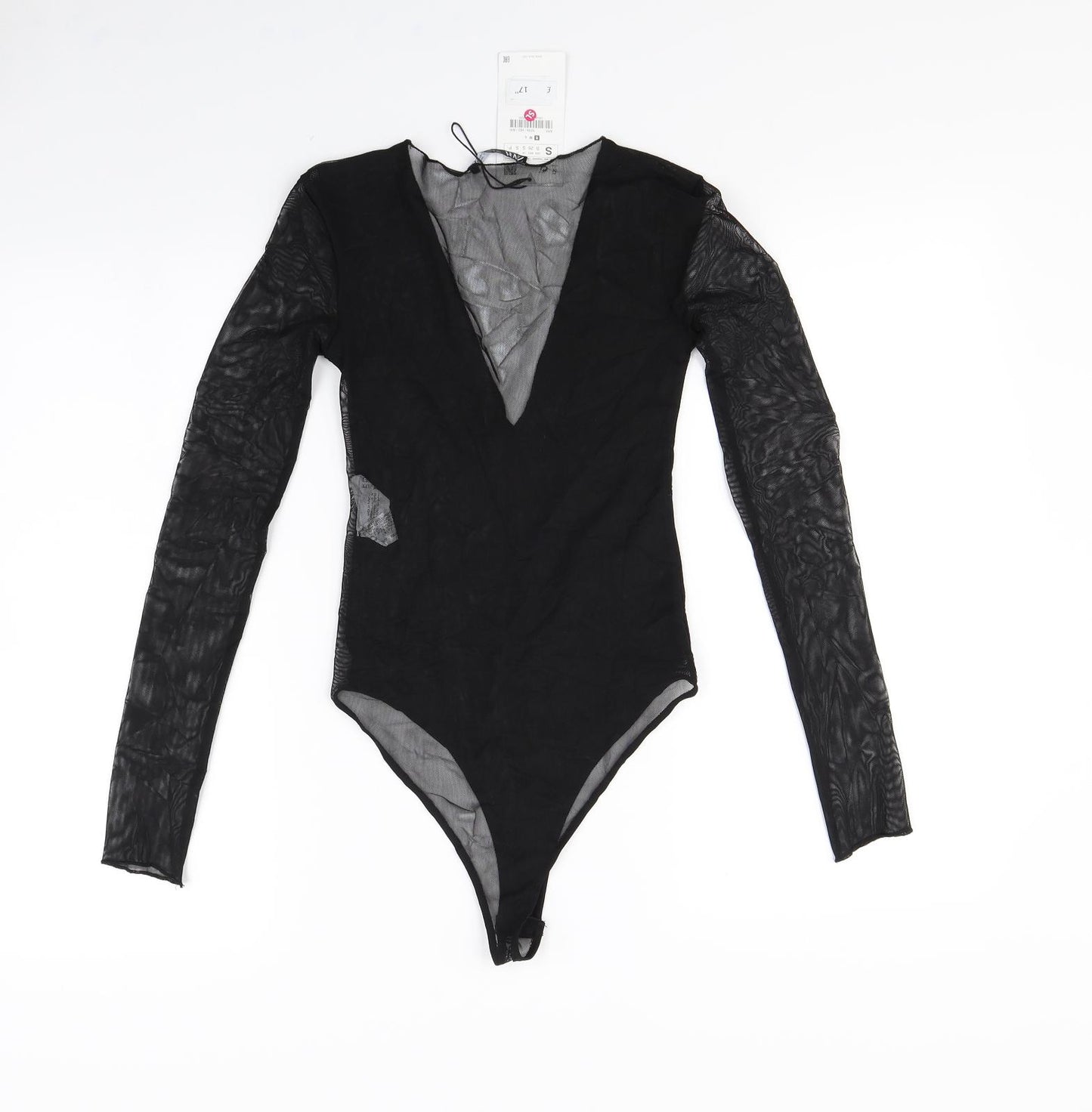 Zara Womens Black   Bodysuit One-Piece Size S
