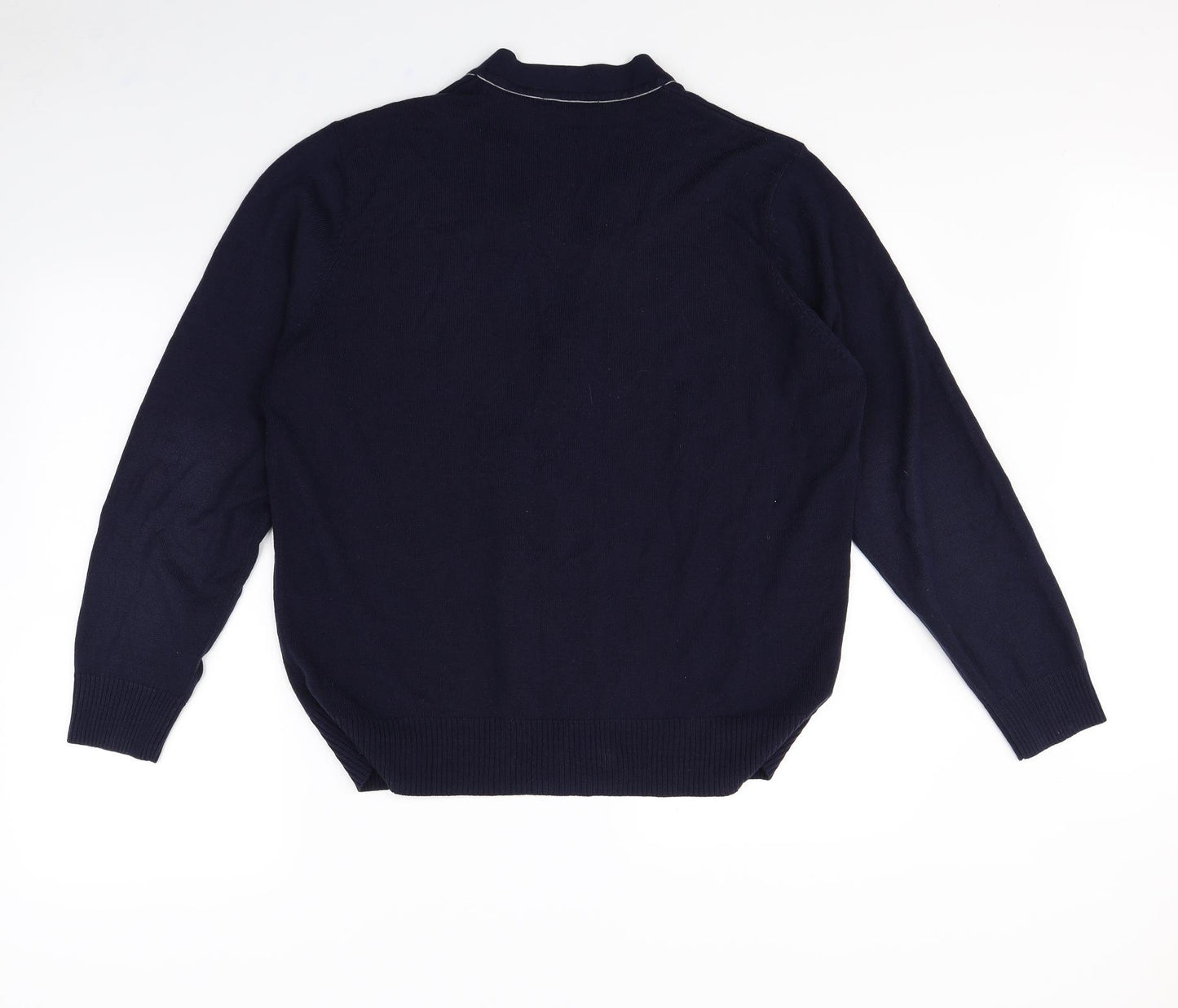 George Mens Blue   Cardigan Jumper Size XL