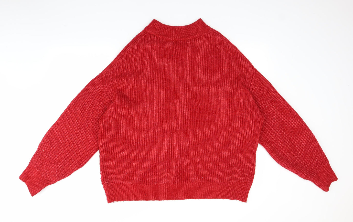 Primark Womens Red  Knit Pullover Jumper Size XL