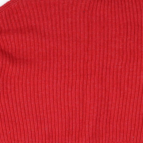 Primark Womens Red  Knit Pullover Jumper Size XL
