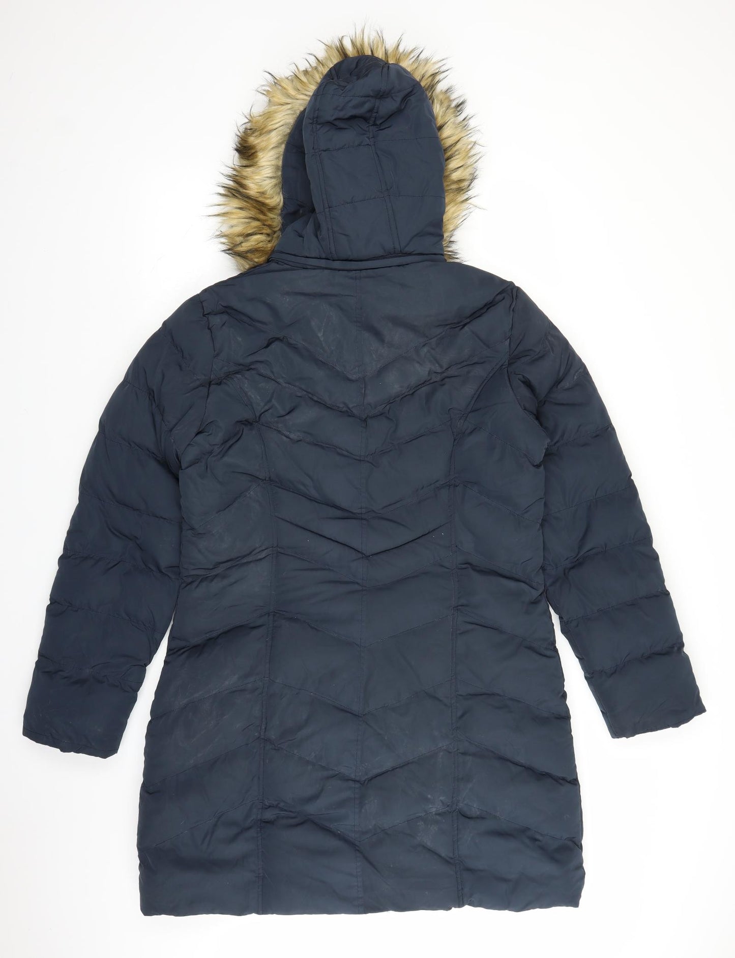 Spire & Spindle Womens Blue   Parka Coat Size 14