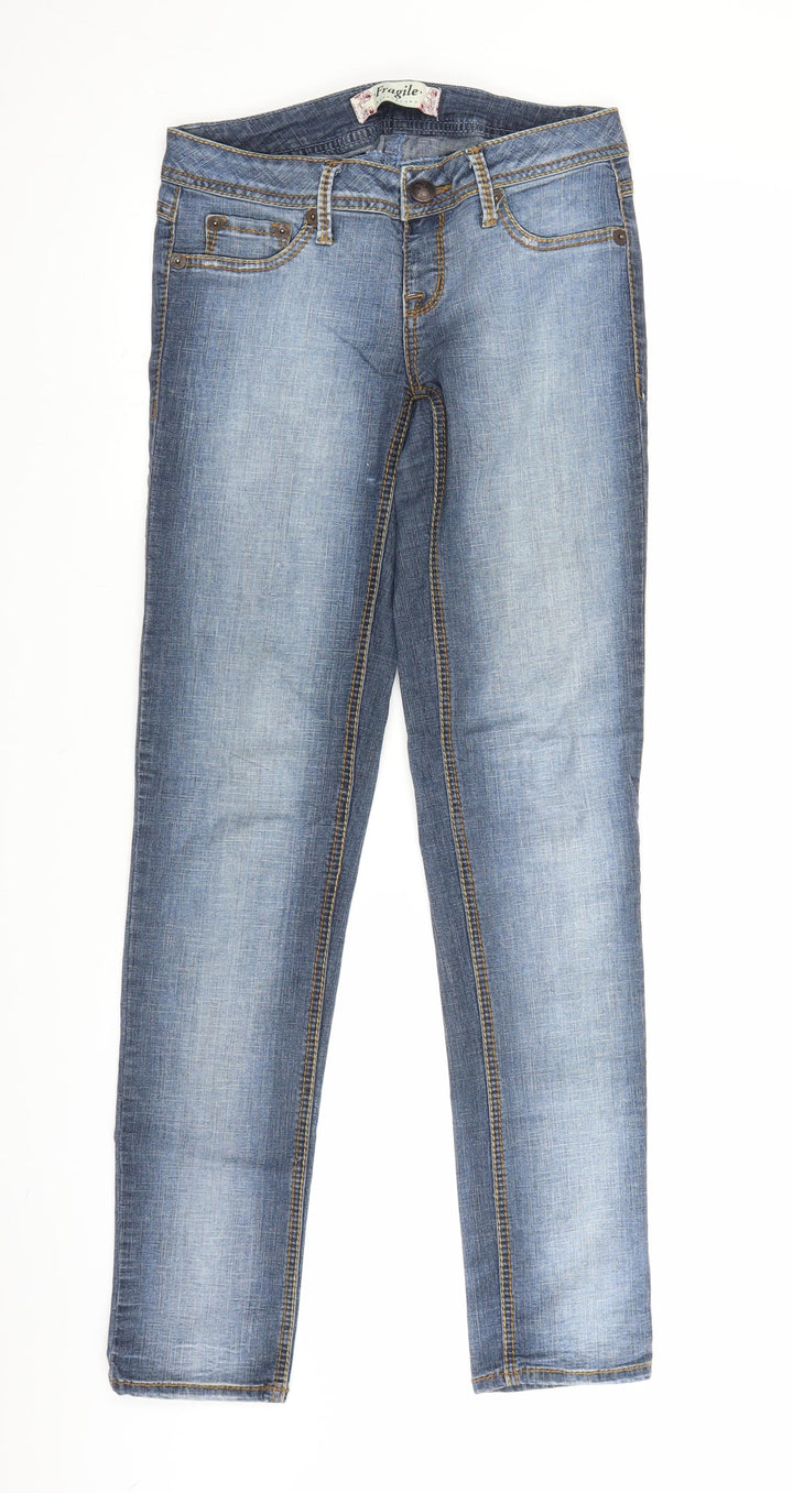 Fragile Womens Blue Denim Jegging Jeans Size S L30.5 in