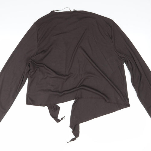 Editions Womens Brown   Cardigan Jumper Size 22