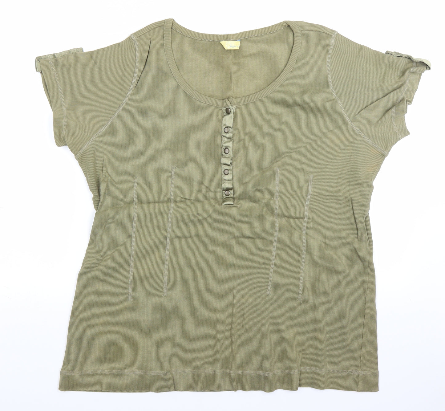 Agenda Womens Green   Basic T-Shirt Size 18
