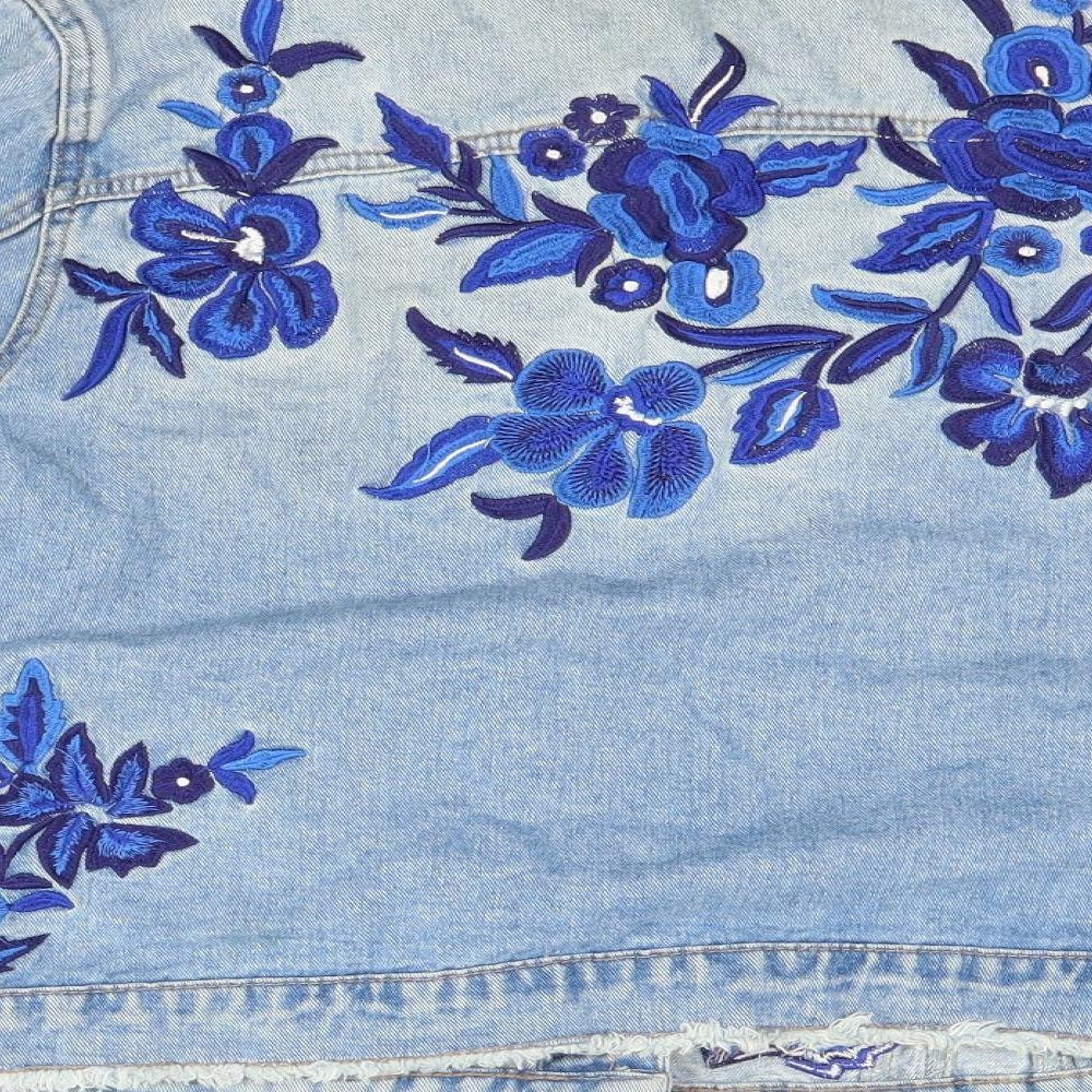 /Denim Womens Blue  Denim Jacket  Size 16
