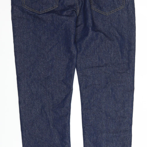 Pep&co Mens Blue  Denim Straight Jeans Size 38 in L30 in